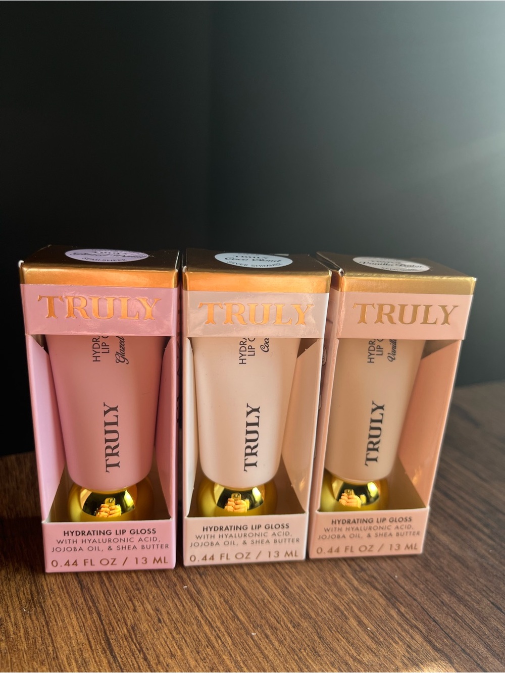 TRULY Lip Gloss Trio — Glazed Donut, Coco Cloud & Vanilla Baby